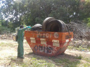 O município está monitorando ferros-velho, borracharias, e empresas de reciclagem   a cada 15 dias. Foto: Divulgação