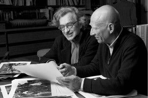 O alemão Wim Wenders (Pina 3D) e o fotógrafo Sebastião Salgado. Foto: Divulgação:  Donata Wenders