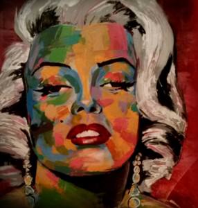 O rosto de Marilyn Monroe é uma obras que estarão expostas no local. Foto: Divulgação