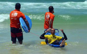 Carlos Kill ganhou no último final de semana o Campeonato Nacional de Surf Adaptado, no Rio de Janeiro. Foto: Divulgação