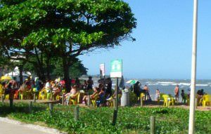 No verão do ano passado a cerca em torno da restinga estava em bom estado. Foto: Bruno Lyra / Arquivo TN