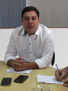 O deputado Bruno Lamas assina a matéria. Foto: Fábio Barcelos