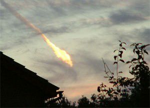 A bola de fogo foi vista no último domingo. Foto: Divulgação