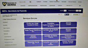 As taxas podem ser impressas direta no portal da Prefeitura. Foto: TN