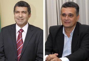 Sérgio Vidigal e Audifax Barcelos: de antigos aliados a rivais políticos que podem protagonizar uma disputa pela prefeitura em 2016. Fotos: Arquivo TN