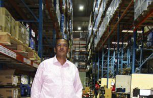O empresário Moisés Borges do setor de armazenagem: 60% das cargas no Estado são guardadas na Serra. Foto: Fábio Barcelos