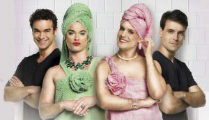 A peça conta com os atores Sidney Sampaio e Felipe Cunha. Foto: Divulgação