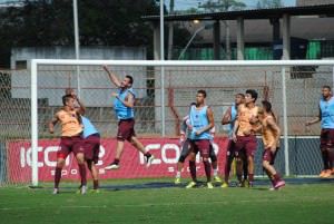 O time da Desportiva está treinando intensamente para a partida contra o Vitória. Foto: Divulgação/Henrique Montovanelli