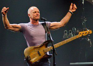 Sting, ex-vocalista do The Police estará na Serra, em novembro. Foto: Divulgação