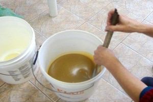 No curso será ensinado como fazer sabão utilizando o óleo usado como matéria-prima. Foto: Divulgação.