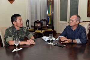 A chegada do Exército foi confirmada em reunião nesta sexta-feira (13), entre Paulo Hartung e o coronel Edson Massayuki. Foto: Divulgação