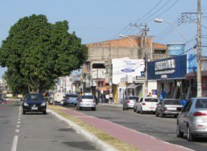 A Avenida Região Sudeste, principal do bairro. Foto: Arquivo TN/ Fábio Barcelos.