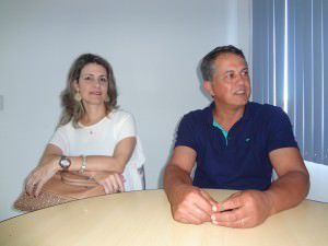 Jamir e Luciana Malini comandava o PTN no Estado. Foto: Conceição Nascimento
