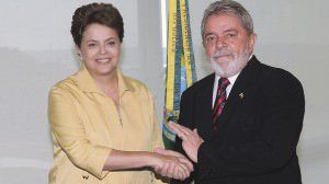 DILMA e seu padrinho político Lula, são alvo dos protestos deste domingo (13). Foto: Divulgação Agência Brasil