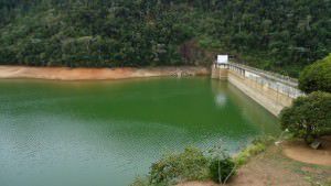 Represa de Rio Bonito em Santa Maria de Jetibá: de hidrelétrica a reservatório improvisado. Foto: Divulgação / Agerh 