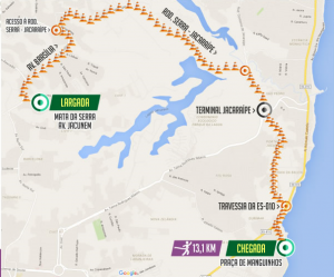 O circuito será de Mata da Serra a Manguinhos. Foto: Divulgação