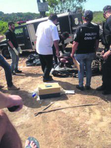 Homem encontrado morto no último dia 7 de julho no lixão de Taquara II. Foto: Divulgação leitor
