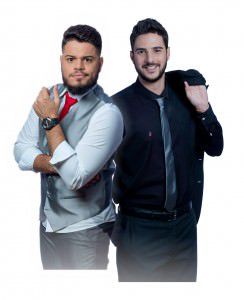 A dupla Breno e Lucas é a atração da sexta-feira. Foto: Divulgação