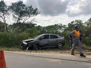 acidente na rotatória do ó