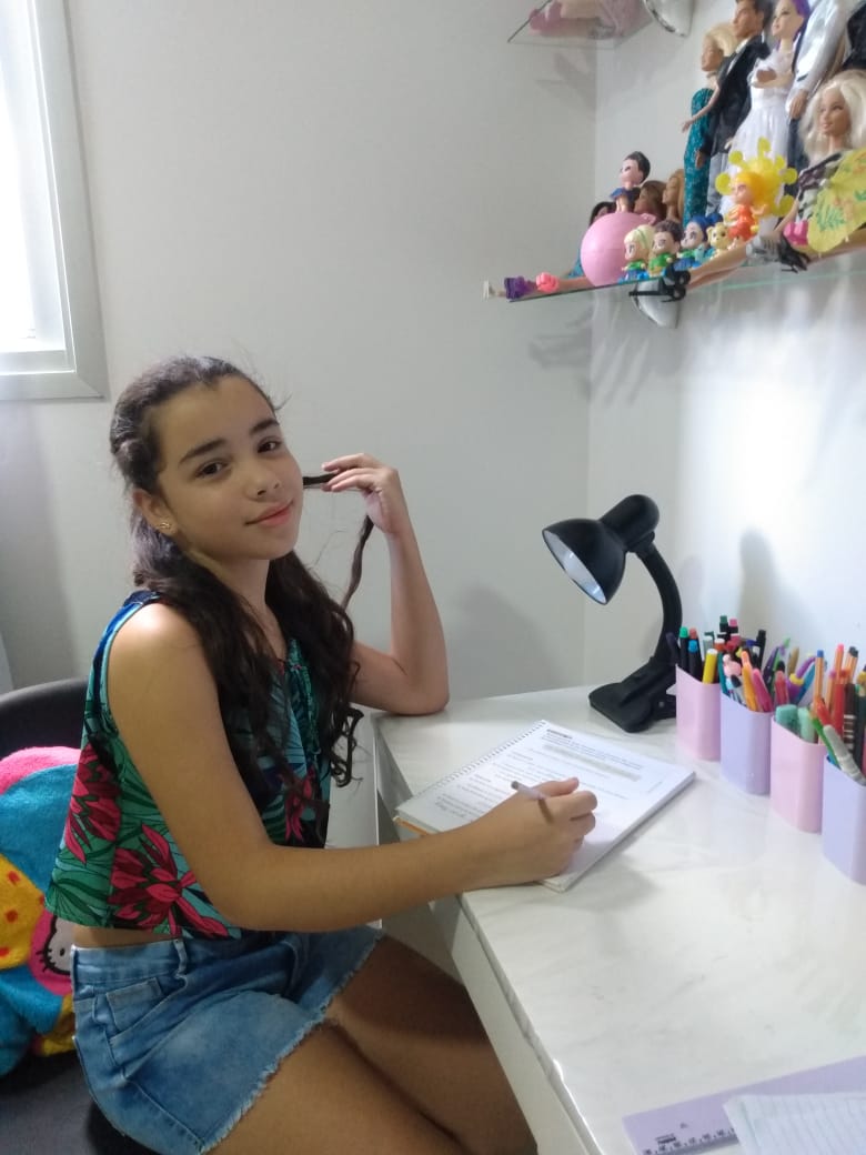 A estudante do Ensino Fundamental- Yasmin Marques- 12 - Divulgação