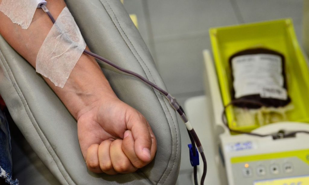 sangue doação Hemoes