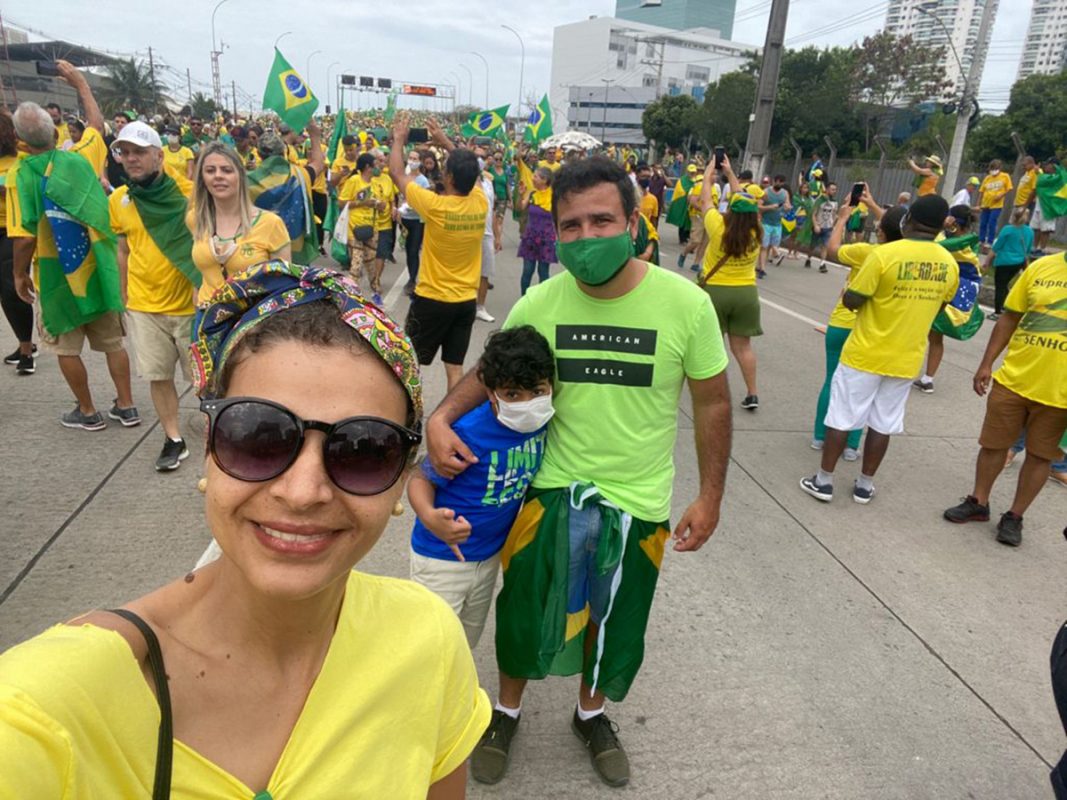 manifestação em vitória