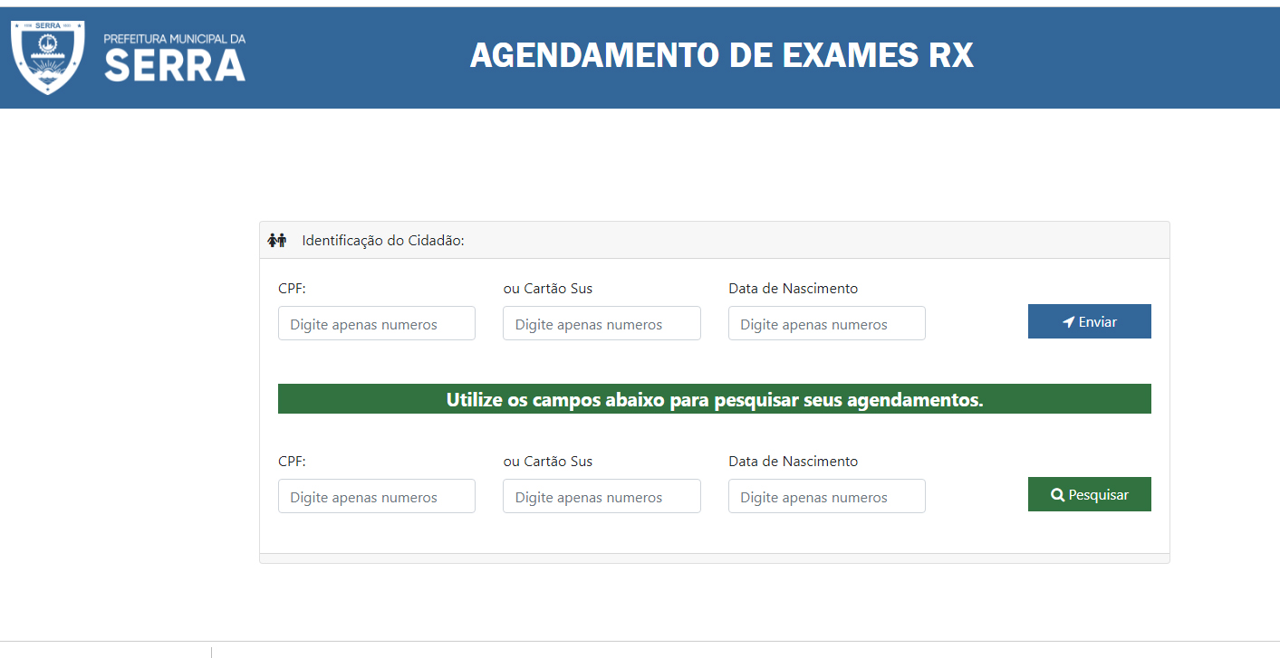 Marque Consultas, Exames On-lines