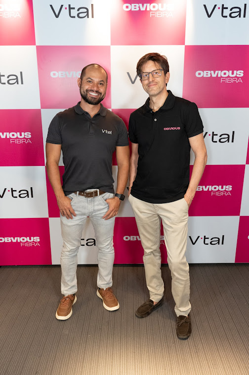 Pedro Arakawa- Diretor Comercial da V.tal e Gonzalo Férnandez- CEO da OBVIOUS_1