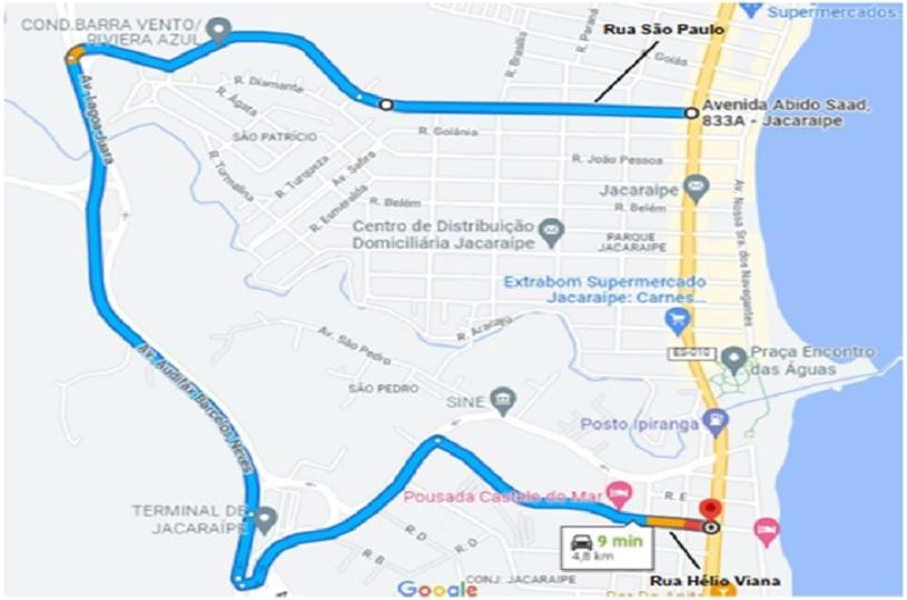 desvio em jacaraípe