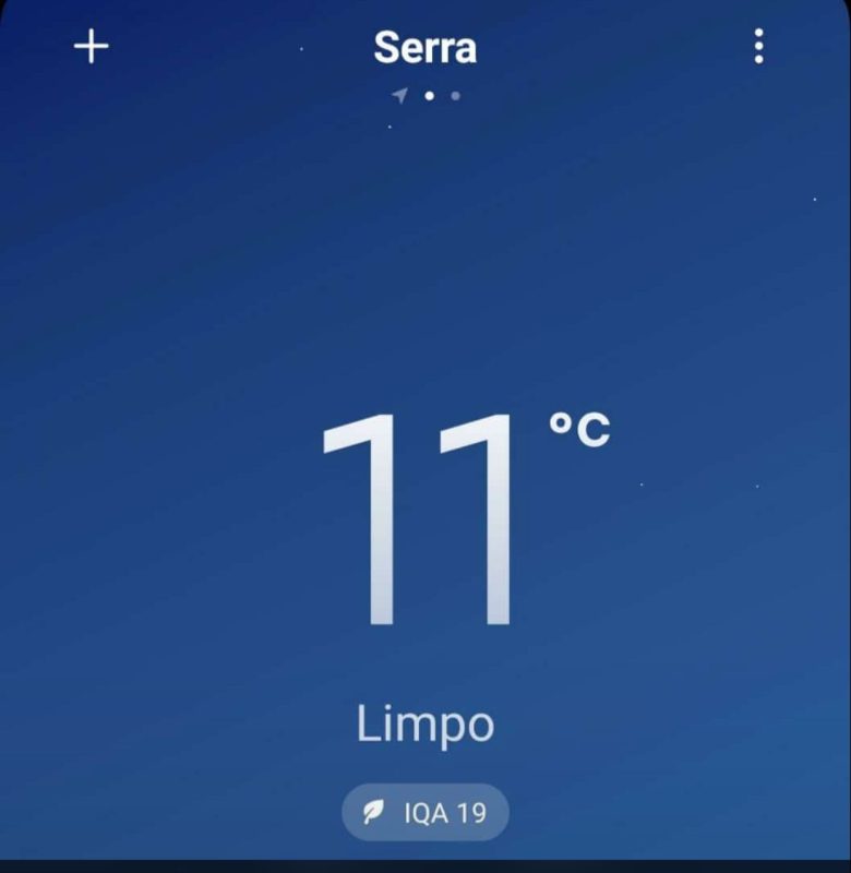 frio de 11