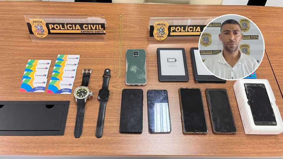 Polícia prende casal que roubava celulares e tocava o terror em terminais da Serra