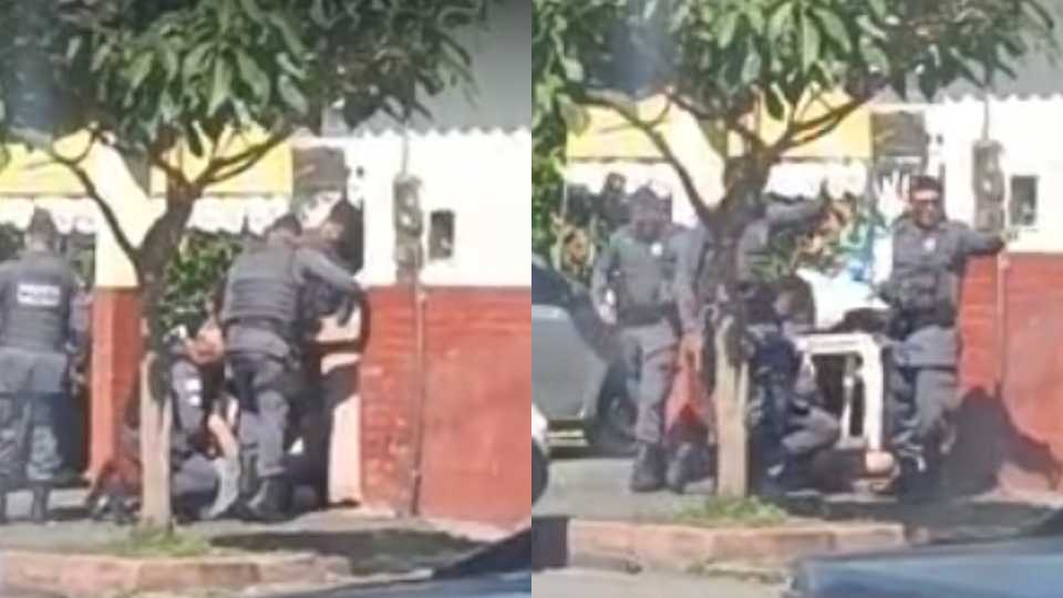 Policiais Feu Rosa Serra
