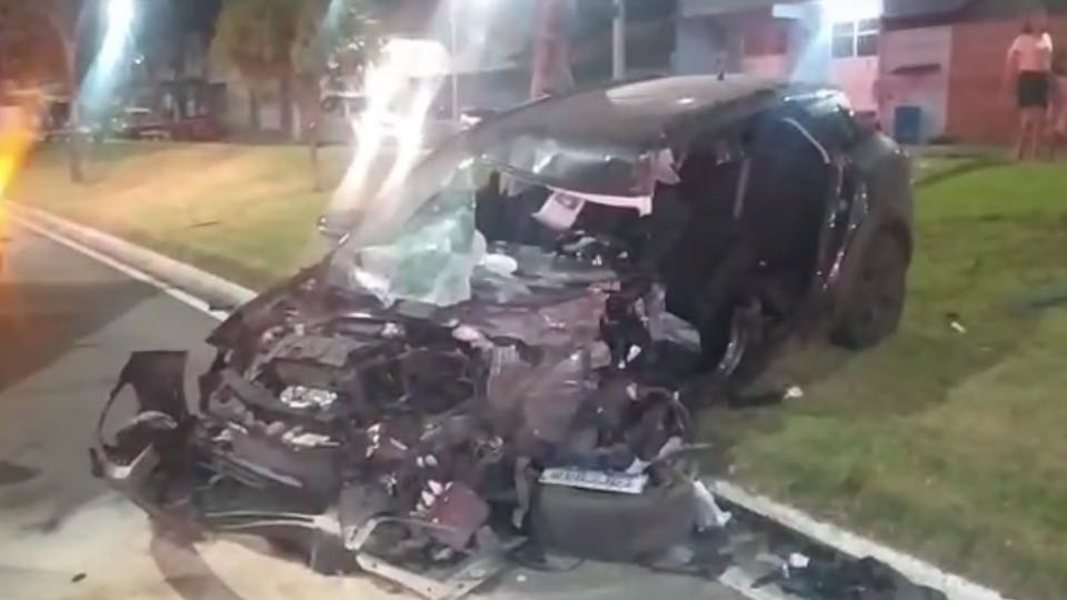 Acidente Serra Motorista