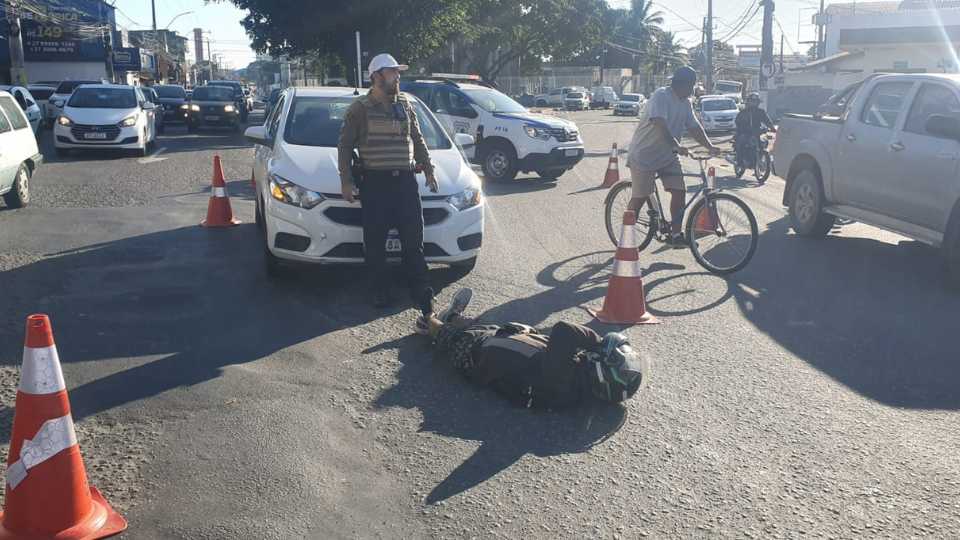 Serra Motociclista Retorno irregular Vereador Sinalização