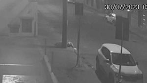 Jovem Mulher Frente de casa