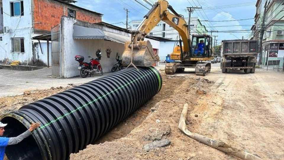 Binário da Norte Sul Avenida Norte Sul Serra Obras Interditar