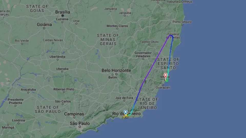 Avião Pane Serra Motor Vitória