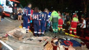 Acidente gravíssimo BR-101 Serra