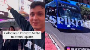 Belezas do ES Transcol da Serra Time Square Nova York