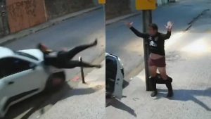 Homem Atropelado Assaltado duas vezes Cueca