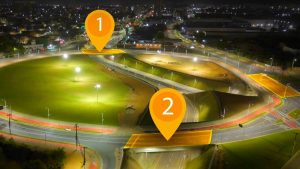 Rotatória do Ó Serra Trânsito Prefeitura da Serra Obra Inauguração