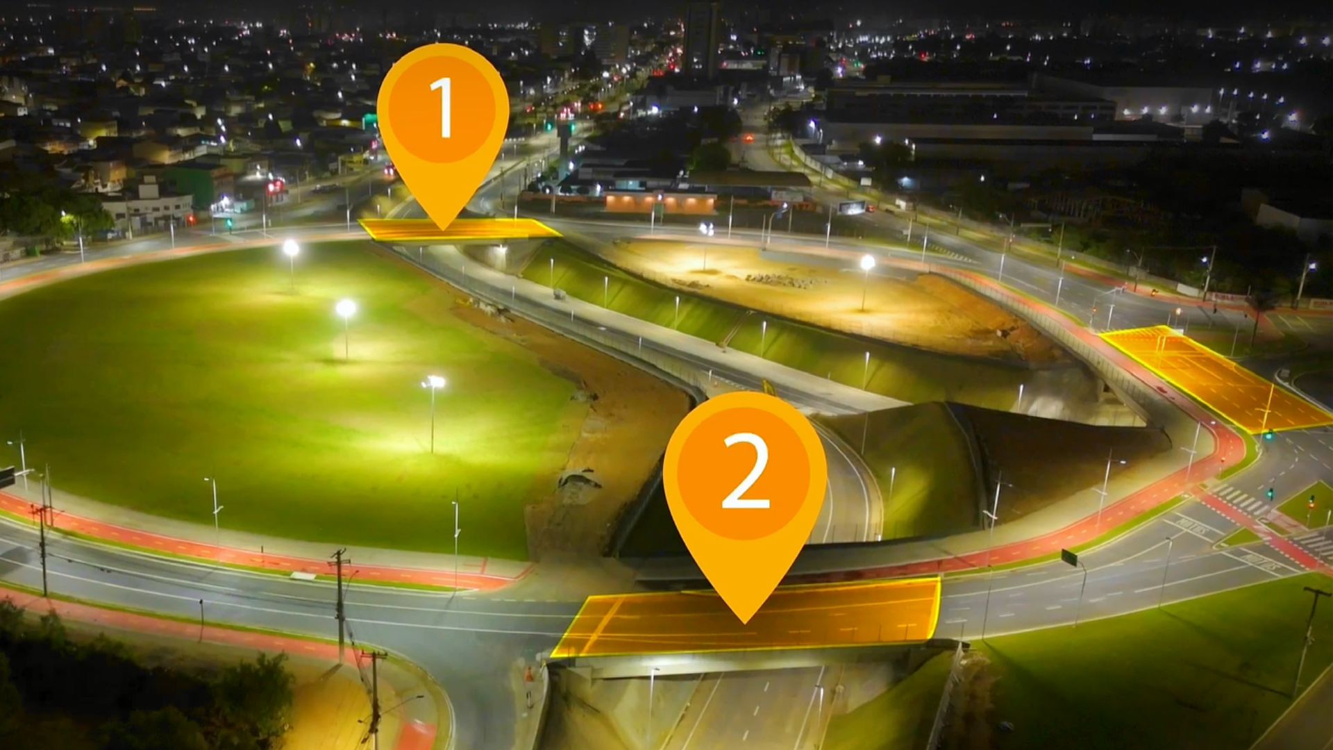 Rotatória do Ó Serra Trânsito Prefeitura da Serra Obra Inauguração