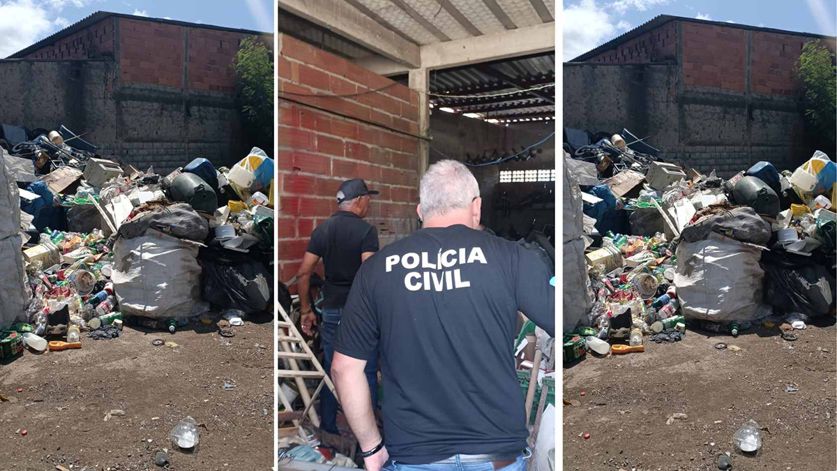 fio de cobre furtado