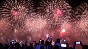 Queima de fogos Jacaraípe Serra Virada do ano