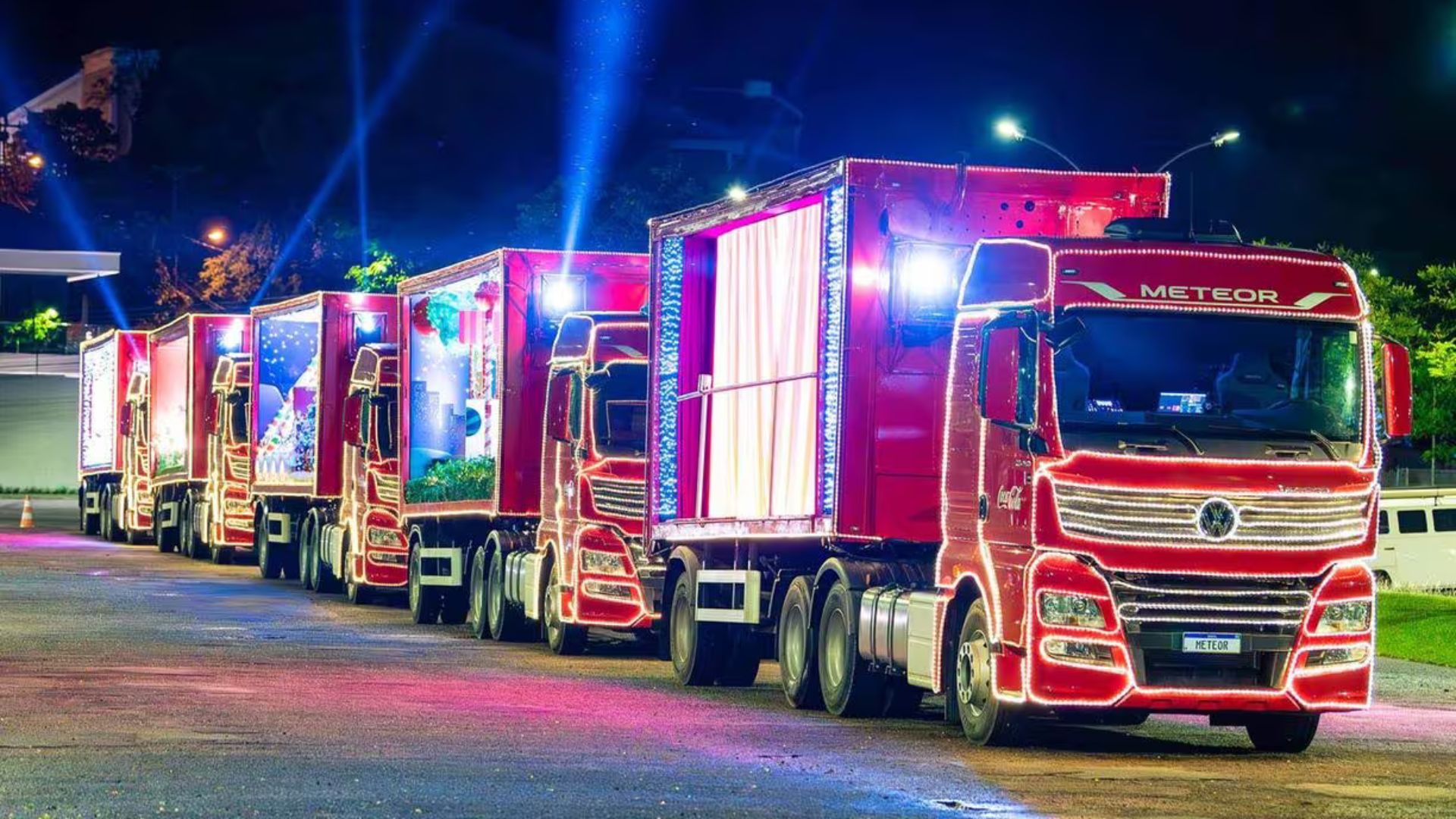 Caravana de Natal da Coca-Cola Serra