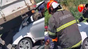 Acidente Carreta Carro Serra