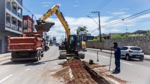 Binário Norte Sul Pontos de ônibus Transcol Serra