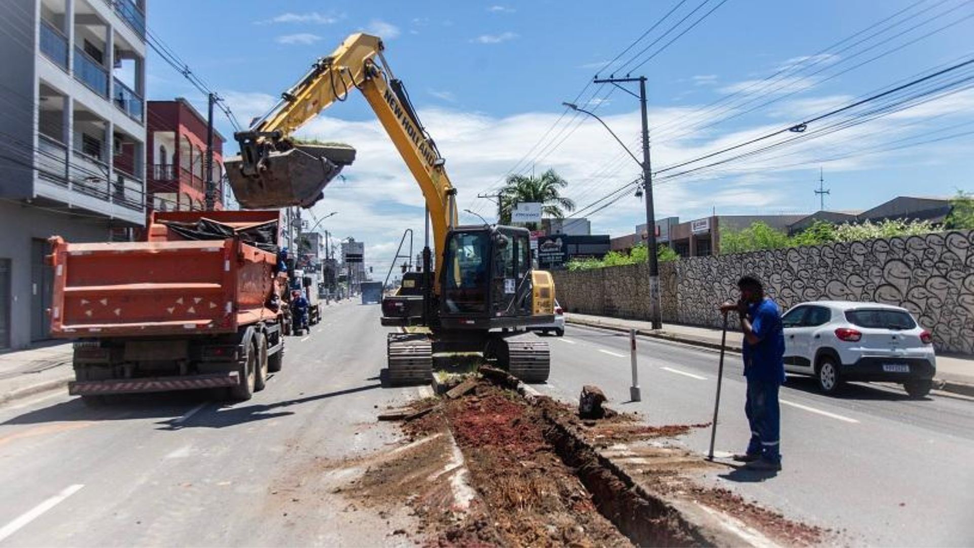 Binário Norte Sul Pontos de ônibus Transcol Serra