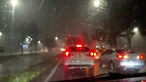 Chuva forte BR-101 Serra Ruas Alagadas