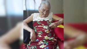 Dona Bernardina Serra Idosa 107 anos